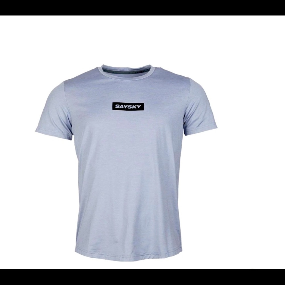 NWT Saysky Box Pace Tee Aleutian Melange |  XL | GRAY